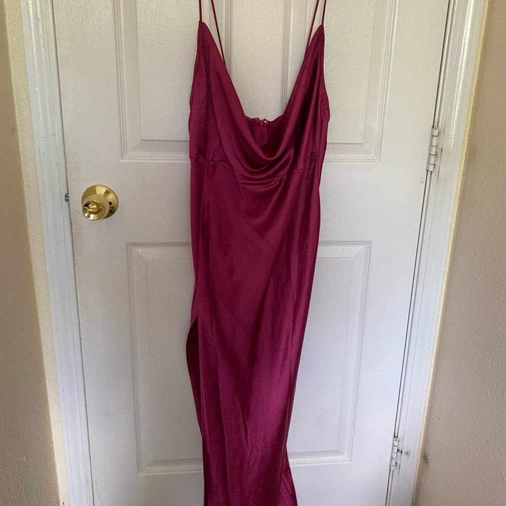Midi Magenta Dress